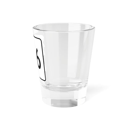 NH Route 26 (New Hampshire) (Road Sign) Shot Glass 1.5oz