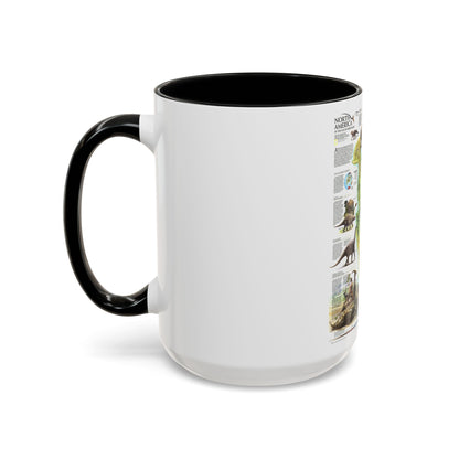 North America - Age of Dinosaurs (1993) (Map) Accent Coffee Mug