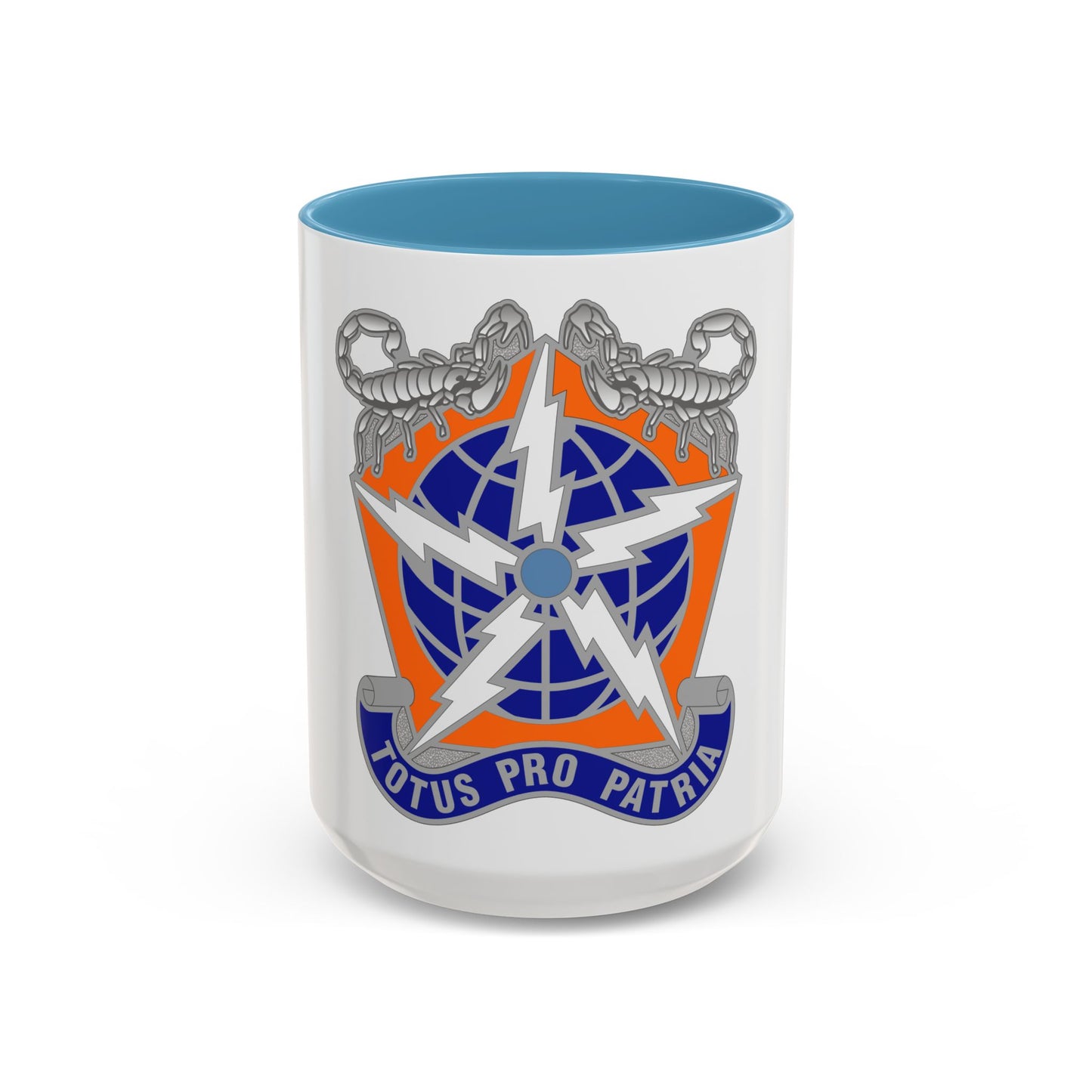 505 Signal Brigade 3 (U.S. Army) Accent Coffee Mug