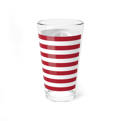 US Peace flag (United States) Pint Glass 16oz