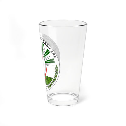 Seal of Madagascar 1993-1998 (Madagascar) (Coat of Arms) Pint Glass 16oz
