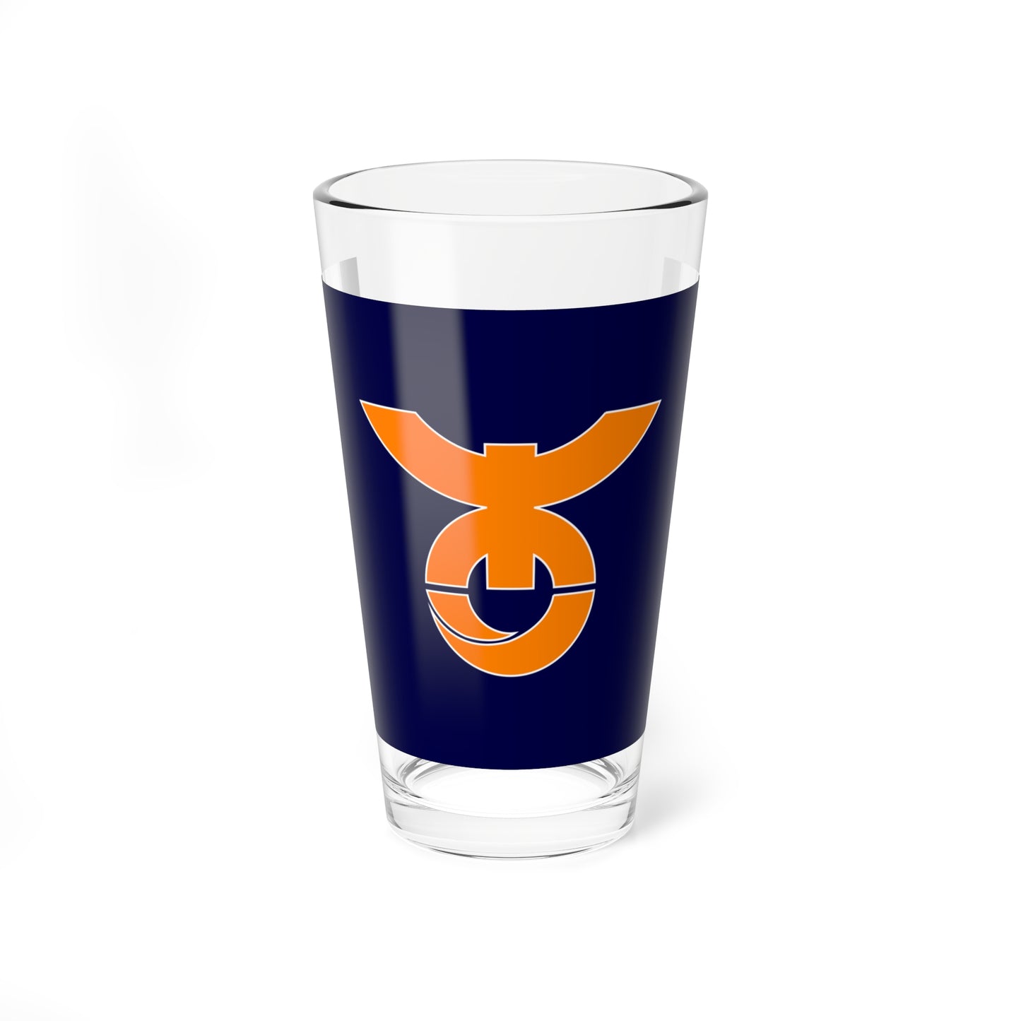 Flag of Kiso Nagano village no text (Japan) Pint Glass 16oz