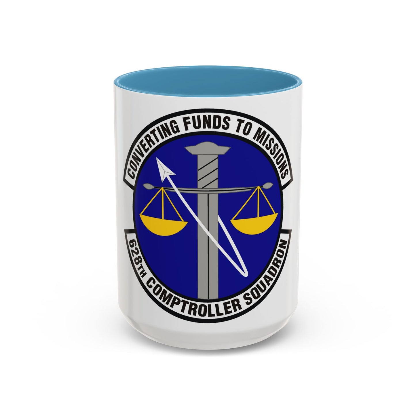 628th Comptroller Squadron (U.S. Air Force) Accent Coffee Mug