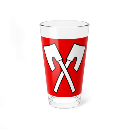 CHE Biel Flag (Switzerland) Pint Glass 16oz