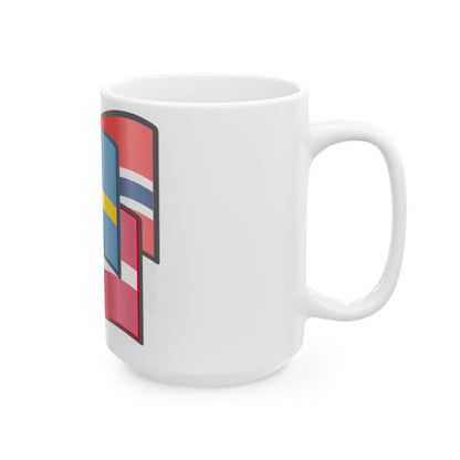 Norway-Denmark-Sweden (Denmark) White Coffee Mug