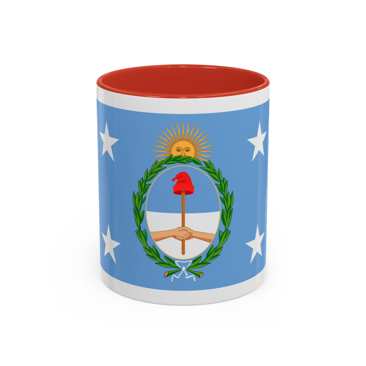 Standard of the President of Argentina Afloat - Accent Coffee Mug