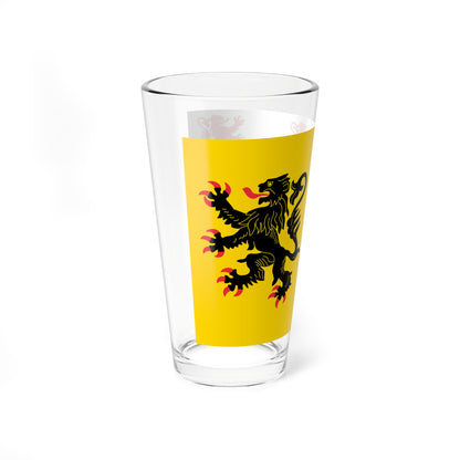 Proposed design for the flag of Hauts-de-France (France) Pint Glass 16oz