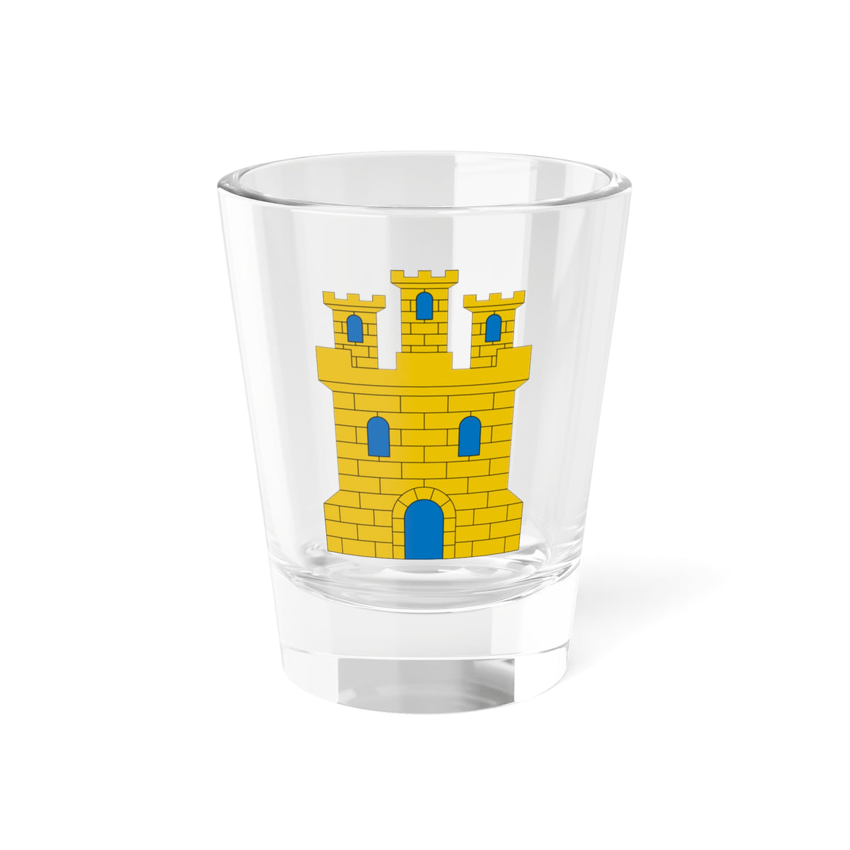 Castillo heráldico (Spain) (Coat of Arms) Shot Glass 1.5oz