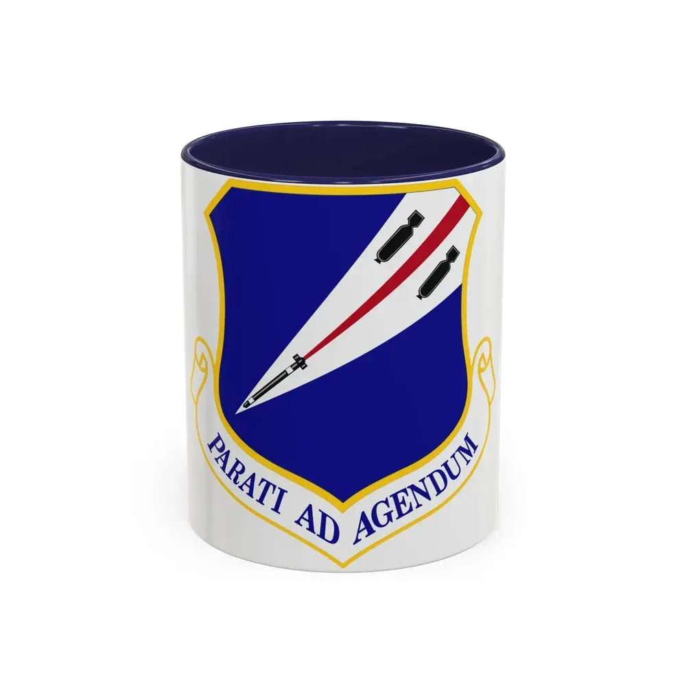131st Bomb Wing Missouri Air National Guard (U.S. Air Force) Accent Coffee Mug 11oz Navy - Go Mug Yourself