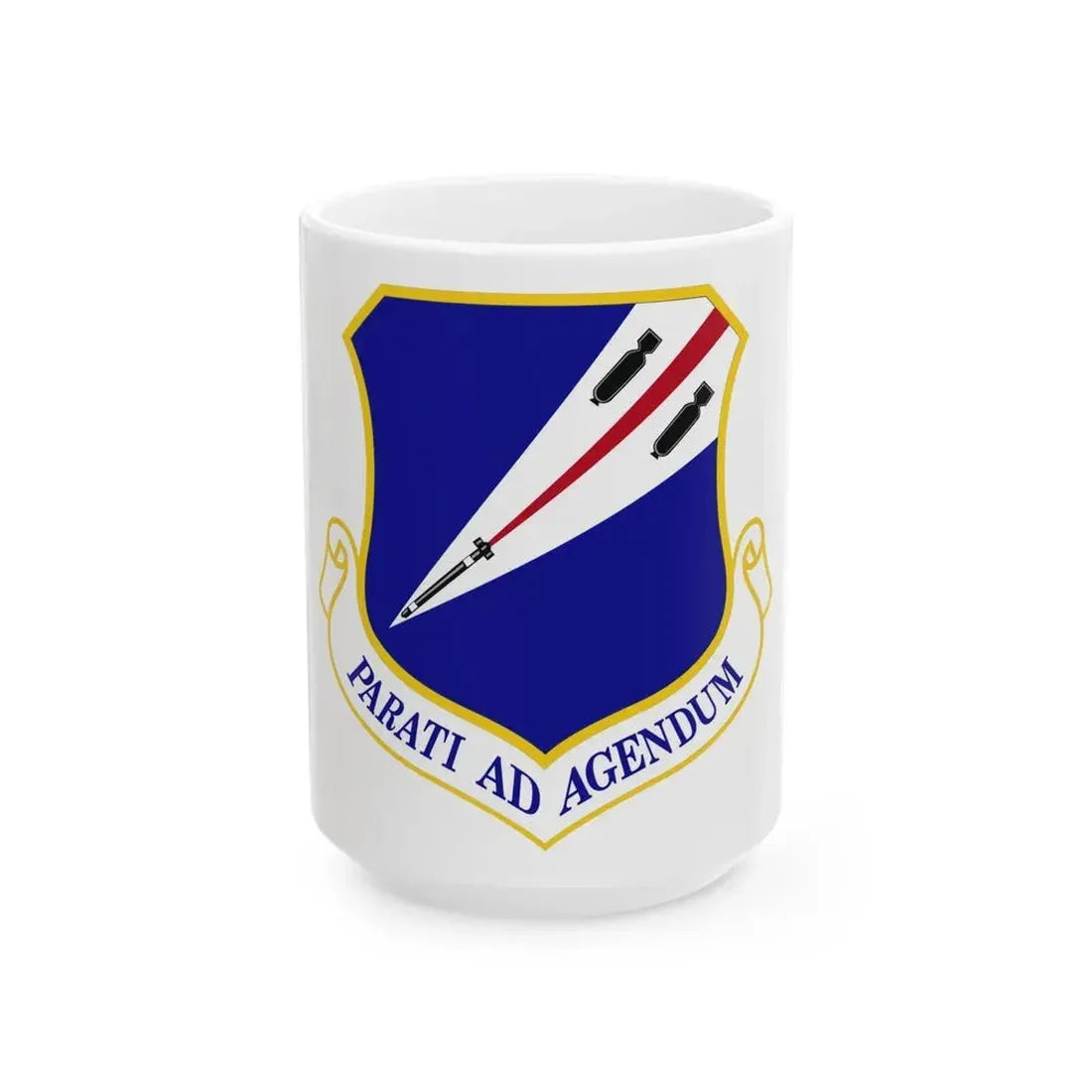 131st Bomb Wing Missouri Air National Guard (U.S. Air Force) White Coffee Mug 15oz - Go Mug Yourself