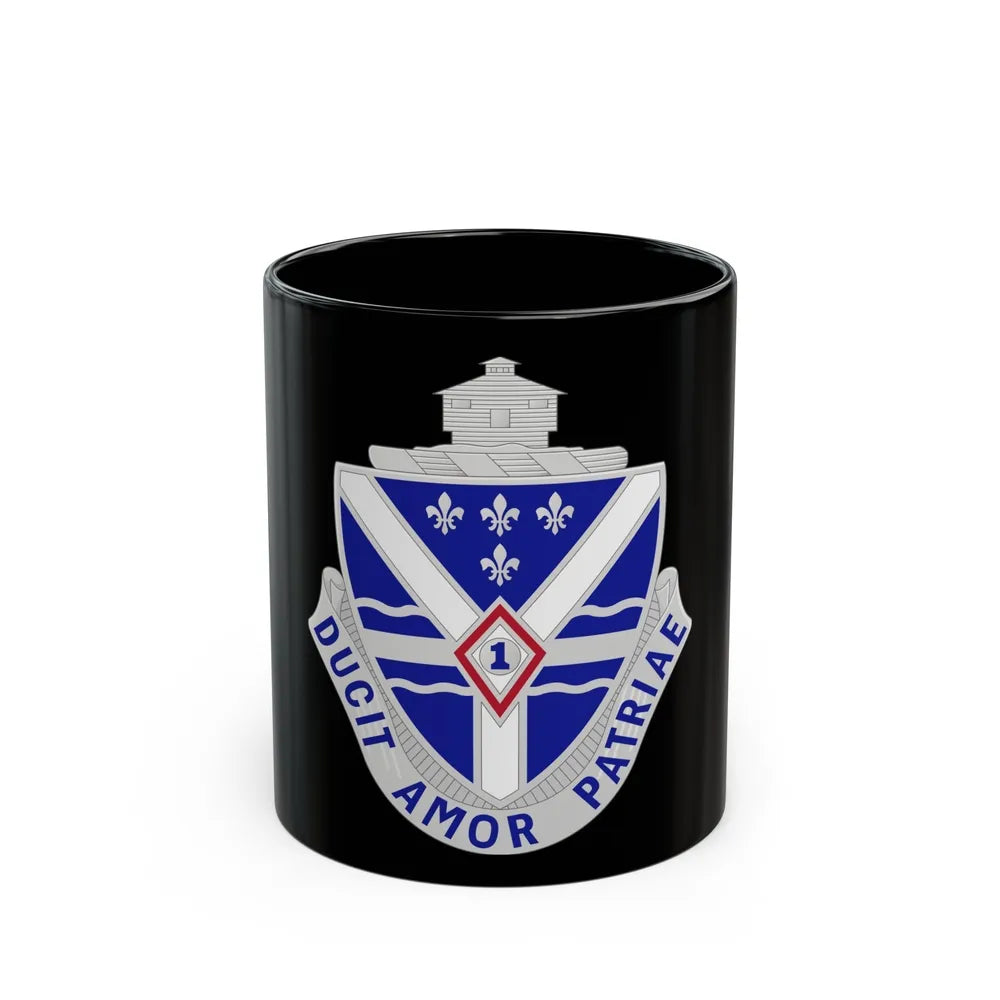 131st Infantry Regiment (U.S. Army) Black Coffee Mug-11oz-Go Mug Yourself