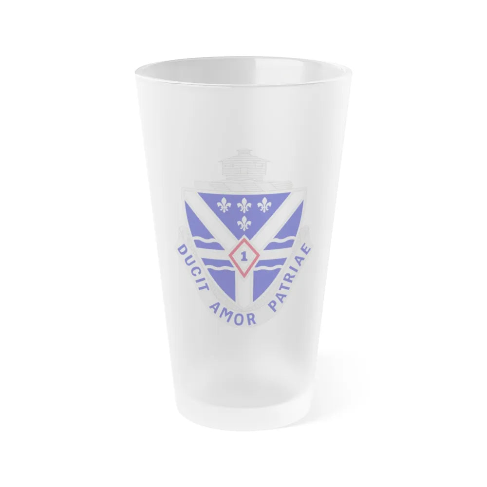 131st Infantry Regiment (U.S. Army) Frosted Pint Glass 16oz-Go Mug Yourself