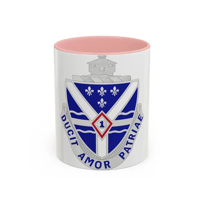 131st Infantry Regiment (U.S. Army) Accent Coffee Mug 11oz Pink - Go Mug Yourself