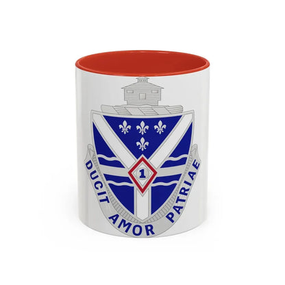 131st Infantry Regiment (U.S. Army) Accent Coffee Mug 11oz Red - Go Mug Yourself