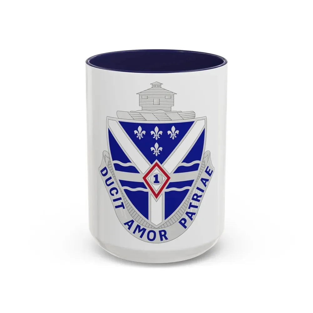 131st Infantry Regiment (U.S. Army) Accent Coffee Mug 15oz Navy - Go Mug Yourself