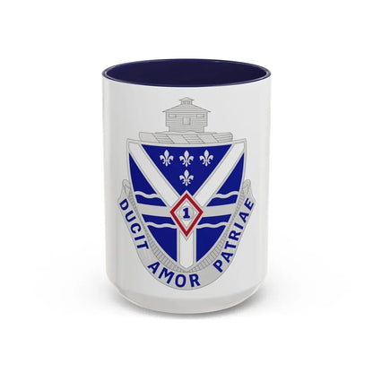 131st Infantry Regiment (U.S. Army) Accent Coffee Mug 15oz Navy - Go Mug Yourself