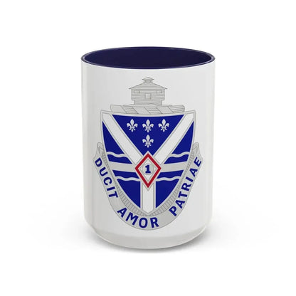131st Infantry Regiment (U.S. Army) Accent Coffee Mug 15oz Navy - Go Mug Yourself
