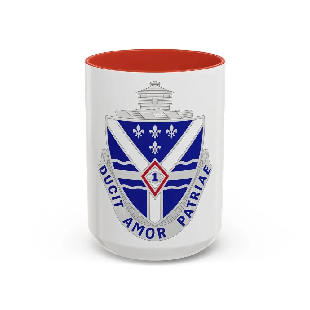 131st Infantry Regiment (U.S. Army) Accent Coffee Mug 15oz Red - Go Mug Yourself