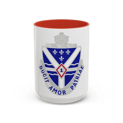 131st Infantry Regiment (U.S. Army) Accent Coffee Mug 15oz Red - Go Mug Yourself