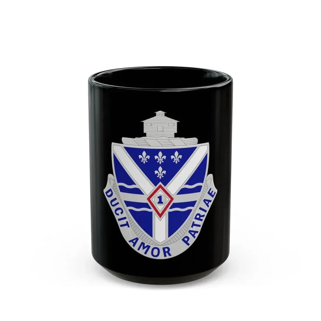 131st Infantry Regiment (U.S. Army) Black Coffee Mug 15oz - Go Mug Yourself