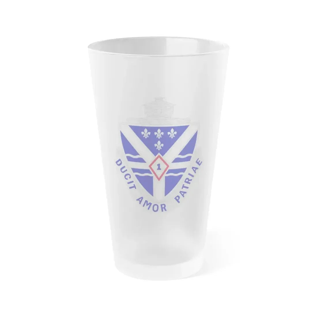 131st Infantry Regiment (U.S. Army) Frosted Pint Glass 16oz Default Title - Go Mug Yourself