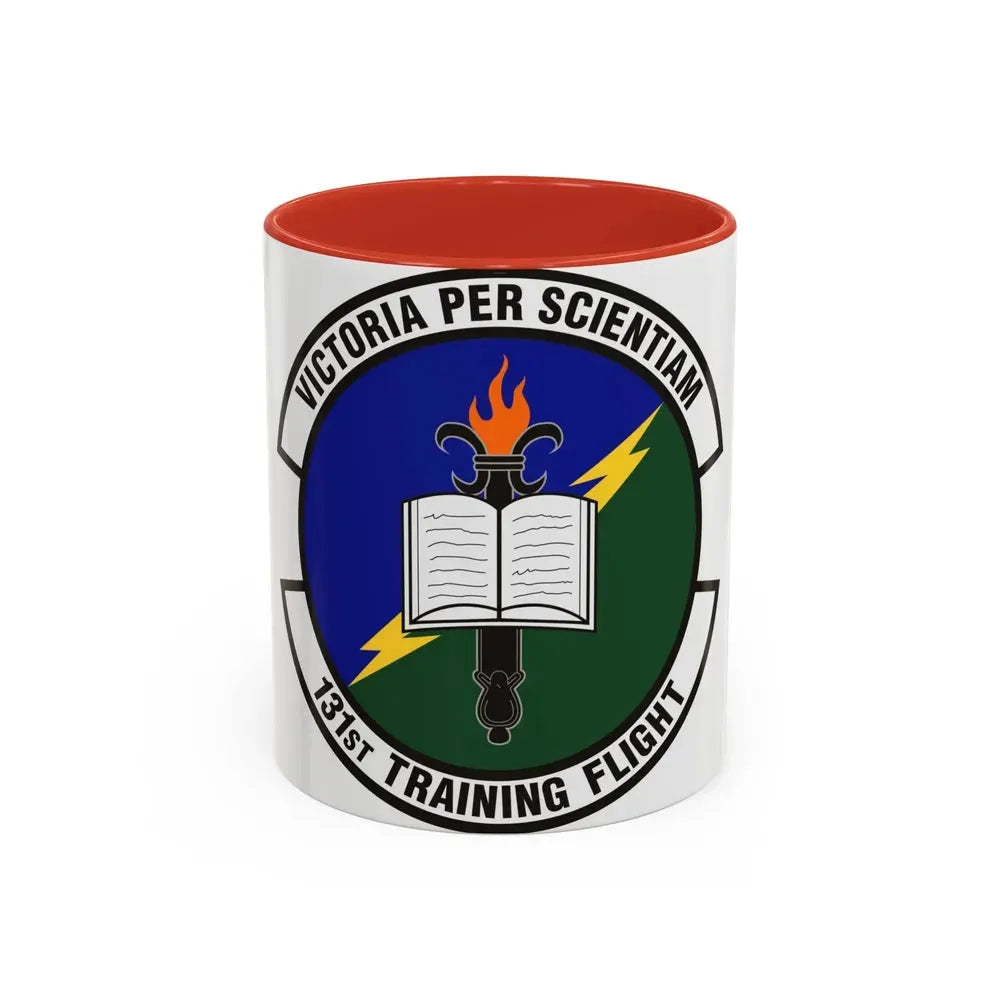 131st Training Flight (U.S. Air Force) Accent Coffee Mug 11oz Red - Go Mug Yourself