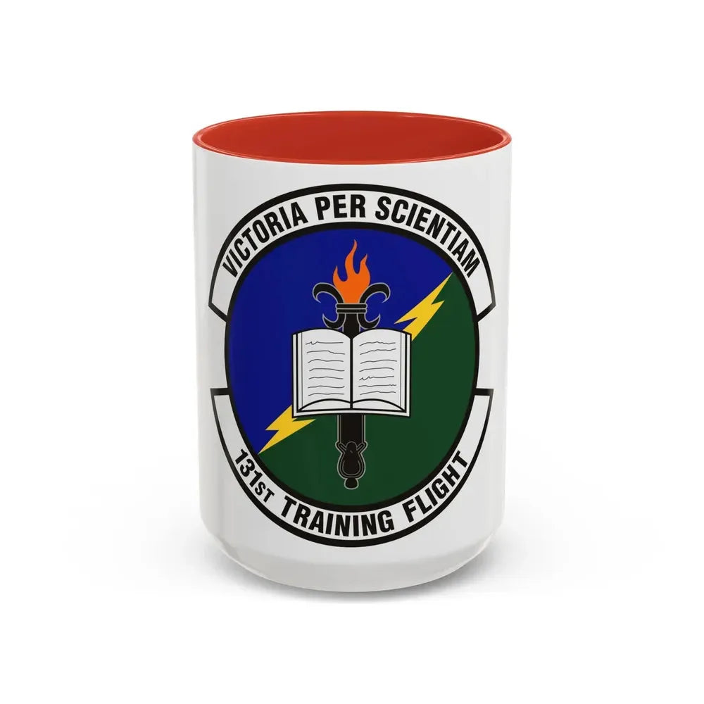 131st Training Flight (U.S. Air Force) Accent Coffee Mug 15oz Red - Go Mug Yourself