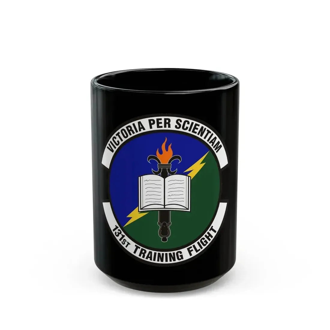 131st Training Flight (U.S. Air Force) Black Coffee Mug 15oz - Go Mug Yourself