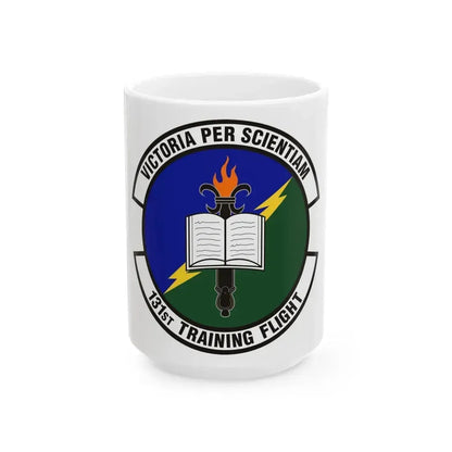 131st Training Flight (U.S. Air Force) White Coffee Mug 15oz - Go Mug Yourself