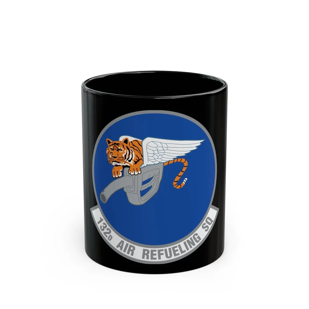 132 Air Refueling Squadron (U.S. Air Force) Black Coffee Mug-11oz-Go Mug Yourself