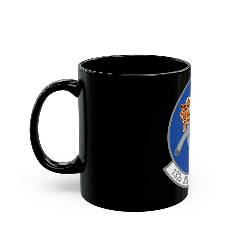 132 Air Refueling Squadron (U.S. Air Force) Black Coffee Mug-Go Mug Yourself