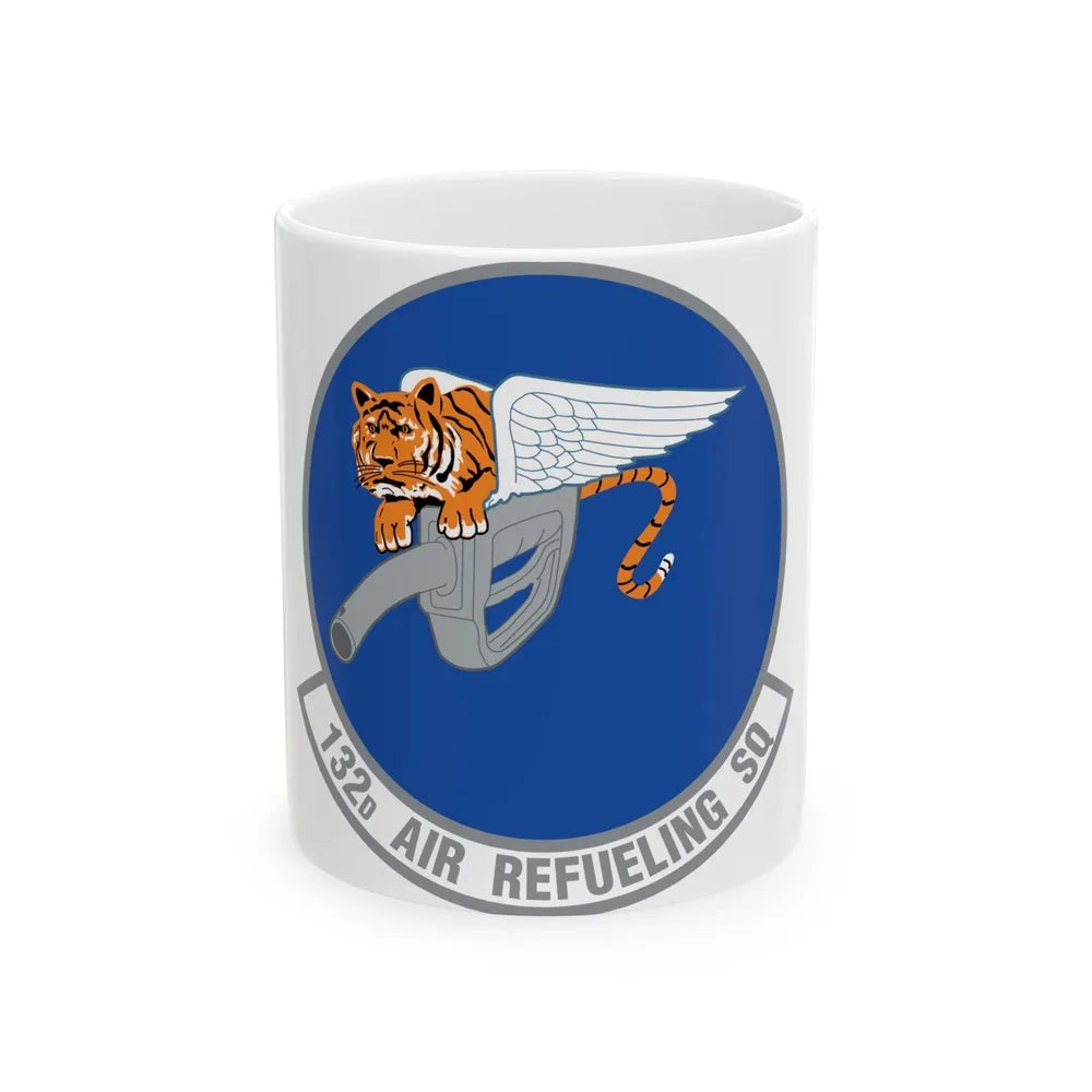 132 Air Refueling Squadron (U.S. Air Force) White Coffee Mug-11oz-Go Mug Yourself