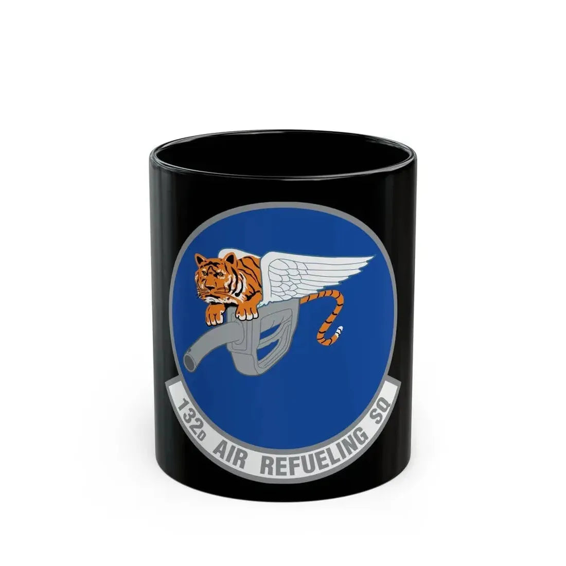 132 Air Refueling Squadron (U.S. Air Force) Black Coffee Mug 11oz - Go Mug Yourself