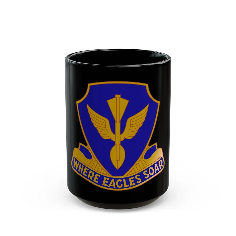 132 Aviation Regiment (U.S. Army) Black Coffee Mug-15oz-Go Mug Yourself