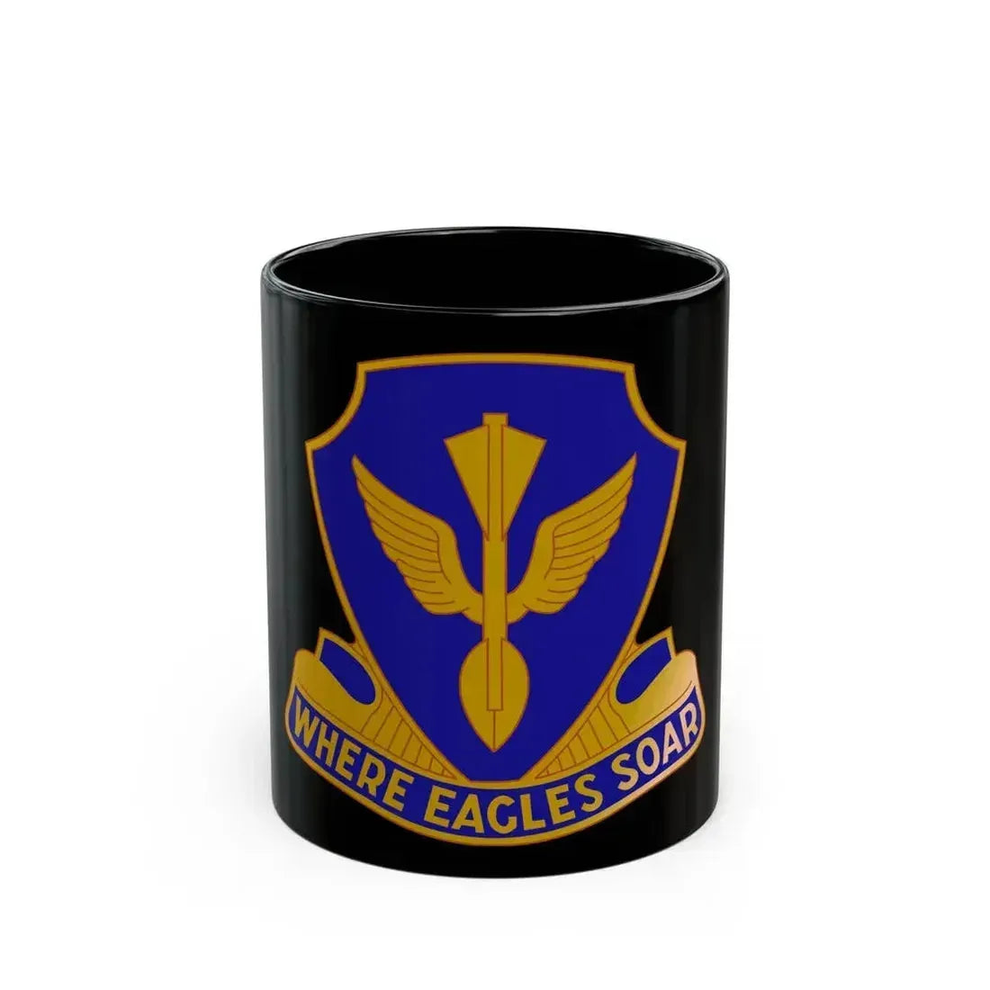 132 Aviation Regiment (U.S. Army) Black Coffee Mug 11oz - Go Mug Yourself
