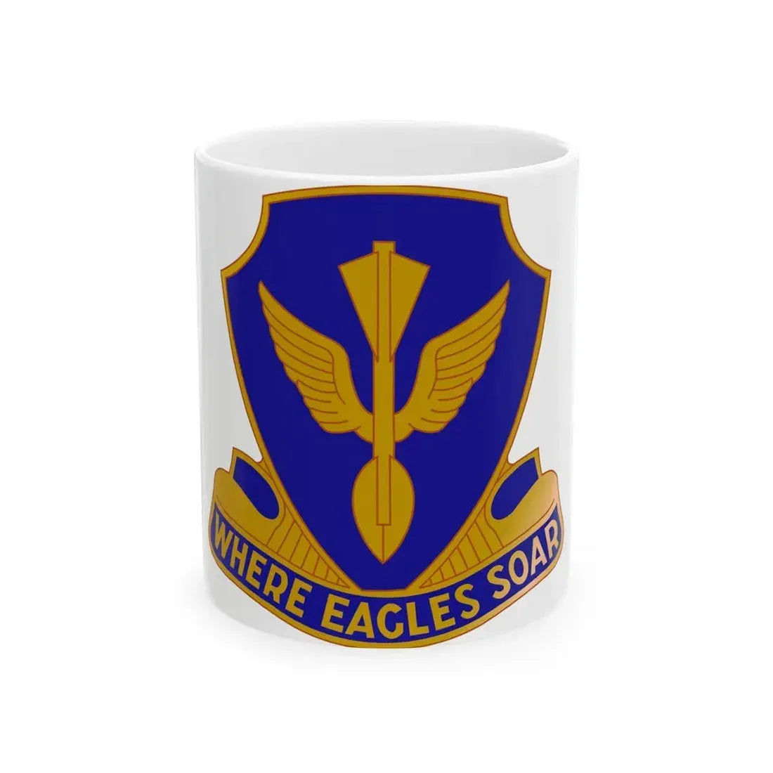 132 Aviation Regiment (U.S. Army) White Coffee Mug 11oz - Go Mug Yourself