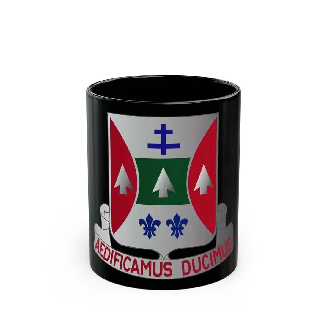 132 Engineer Battalion (U.S. Army) Black Coffee Mug 11oz - Go Mug Yourself