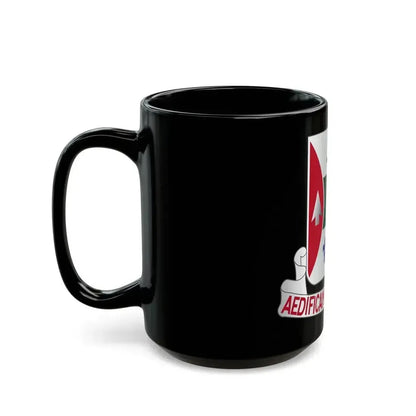 132 Engineer Battalion (U.S. Army) Black Coffee Mug - Go Mug Yourself
