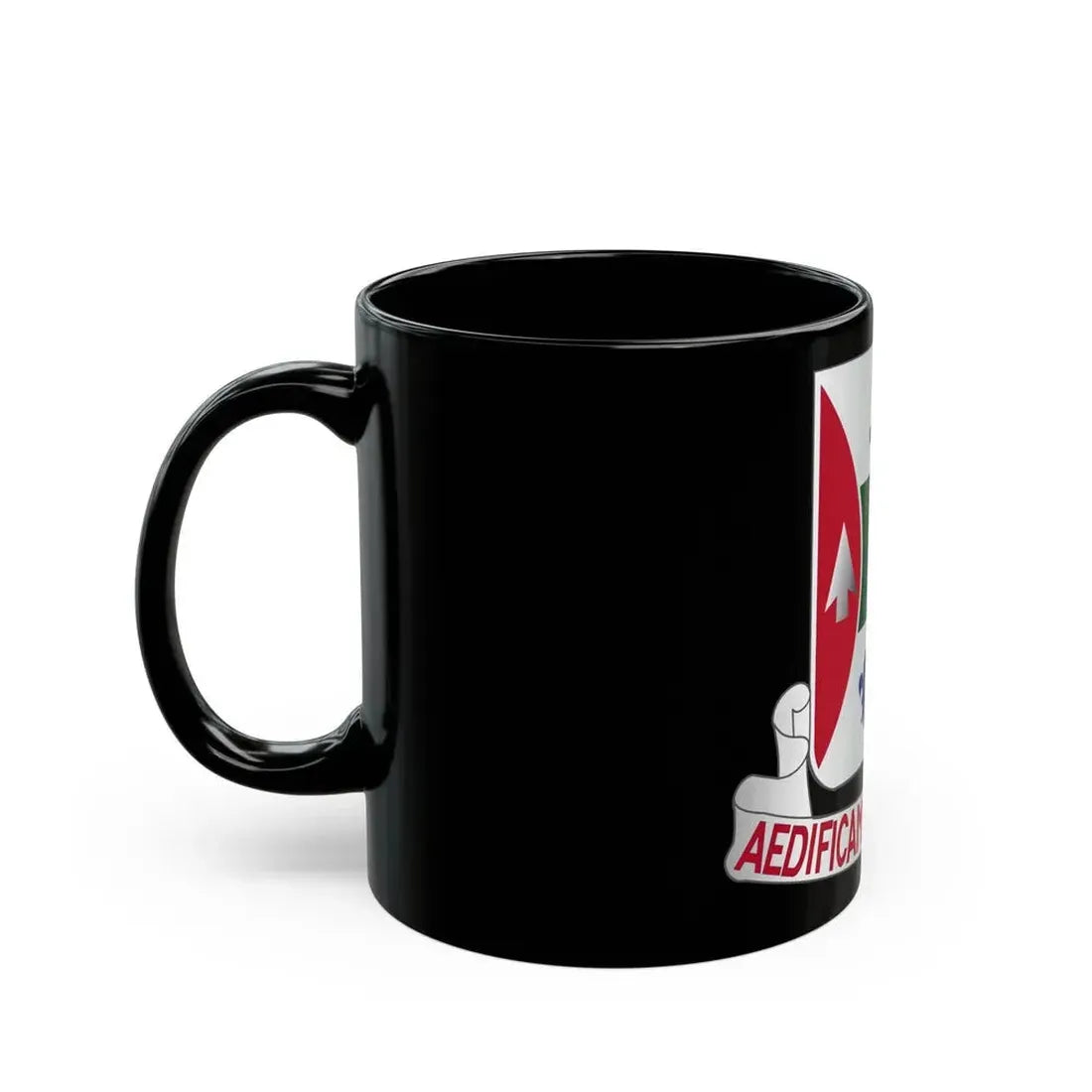 132 Engineer Battalion (U.S. Army) Black Coffee Mug - Go Mug Yourself