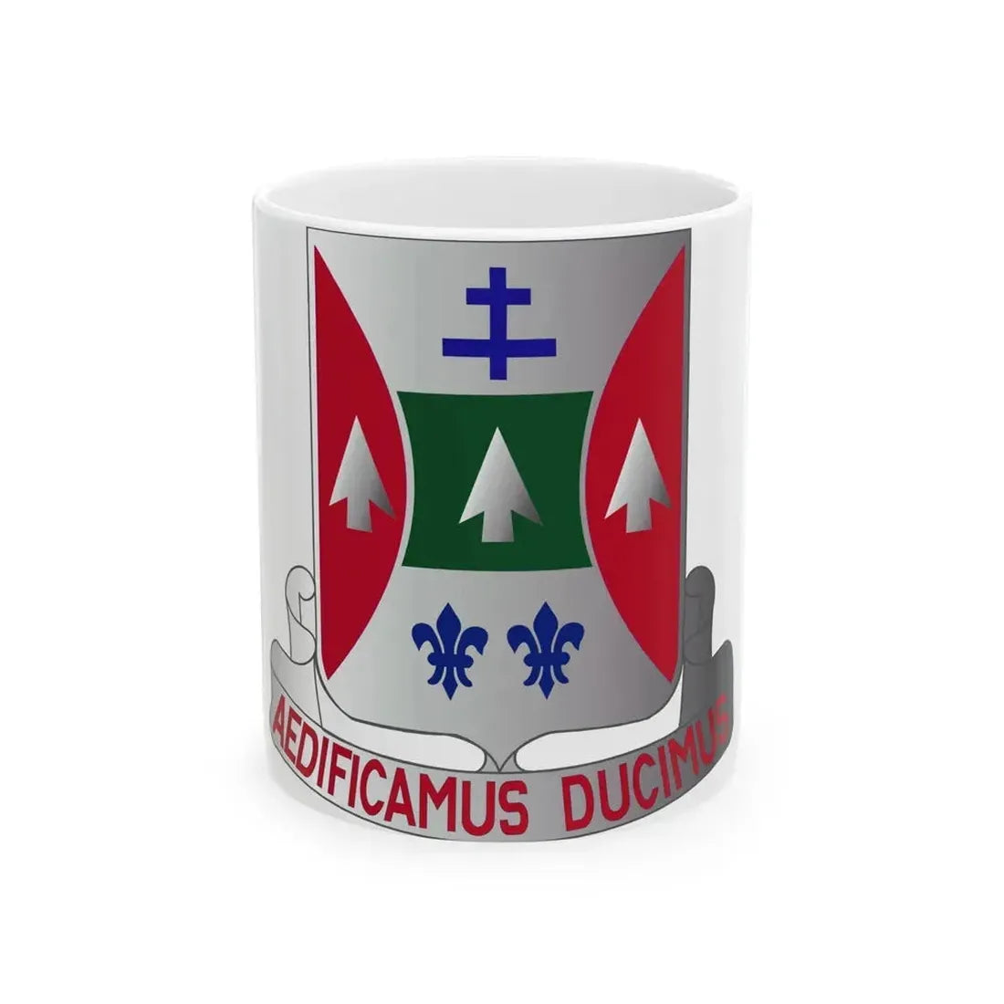 132 Engineer Battalion (U.S. Army) White Coffee Mug 11oz - Go Mug Yourself