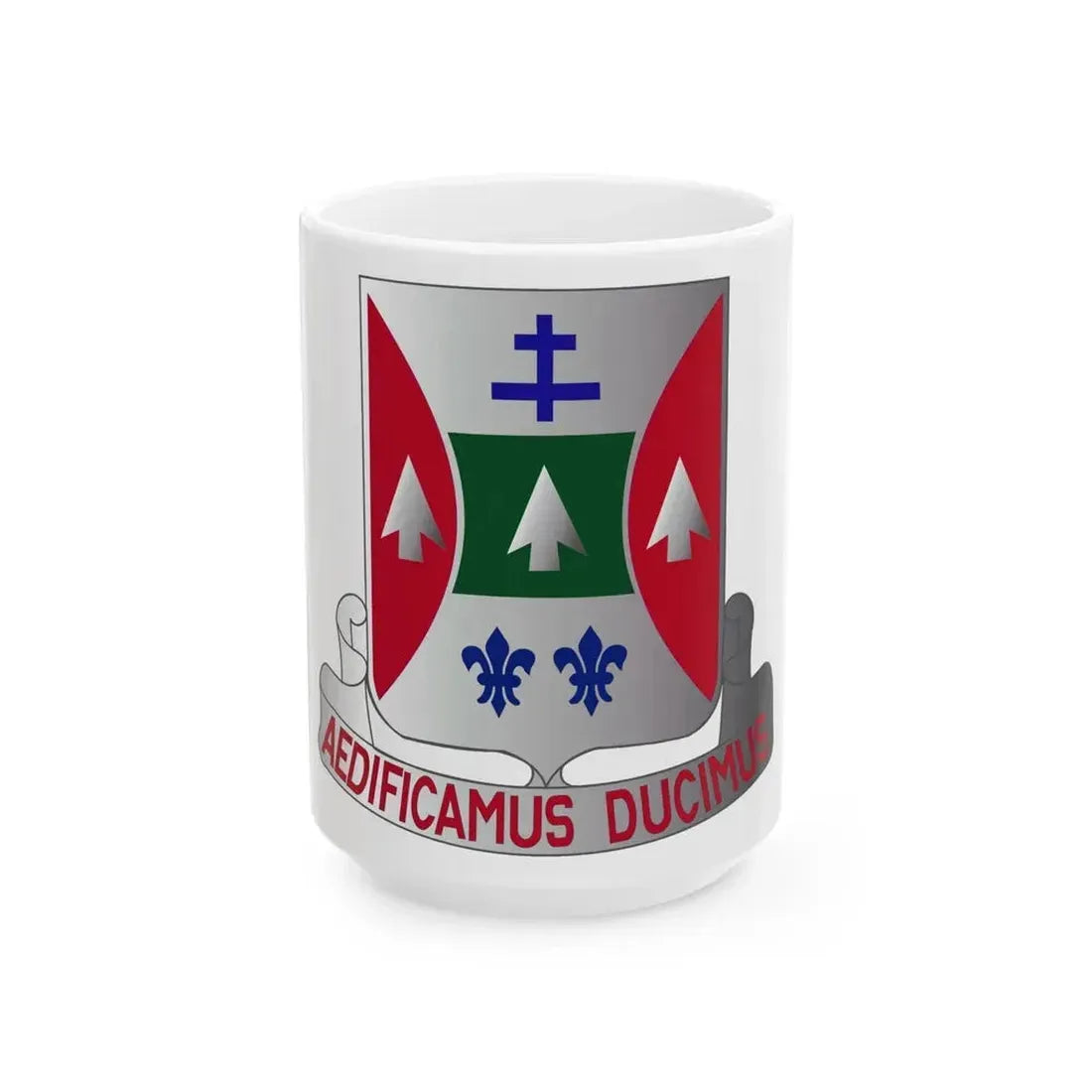 132 Engineer Battalion (U.S. Army) White Coffee Mug 15oz - Go Mug Yourself