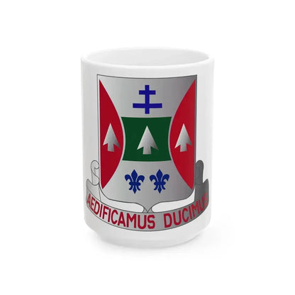 132 Engineer Battalion (U.S. Army) White Coffee Mug 15oz - Go Mug Yourself
