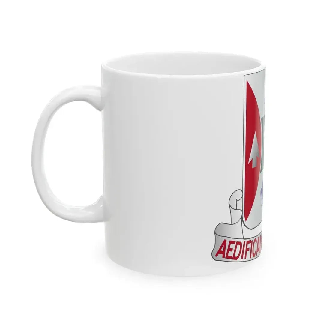 132 Engineer Battalion (U.S. Army) White Coffee Mug - Go Mug Yourself