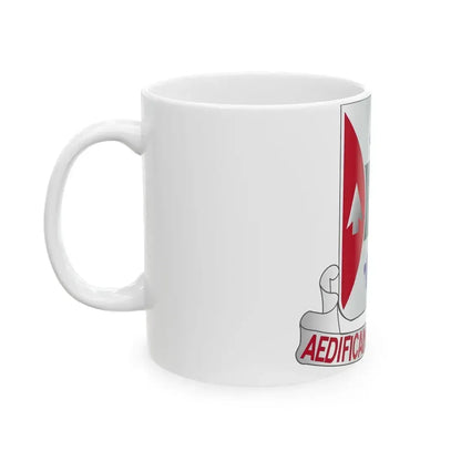 132 Engineer Battalion (U.S. Army) White Coffee Mug - Go Mug Yourself