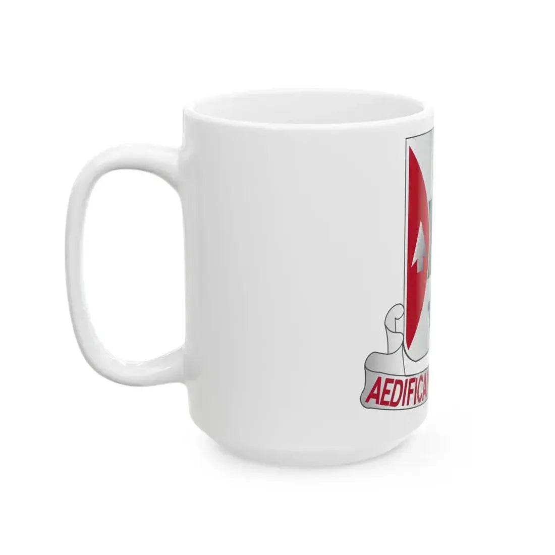 132 Engineer Battalion (U.S. Army) White Coffee Mug - Go Mug Yourself