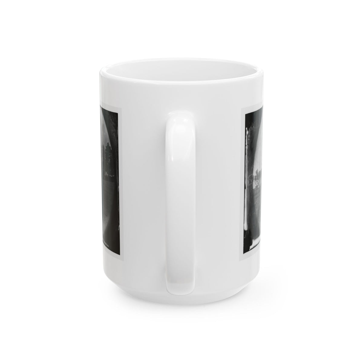 Brandy Station, Virginia. Quarters Of Capt. Clinton, C.S. Of Provost Marshals Department. Headquarters, Army Of The Potomac (U.S. Civil War) White Coffee Mug