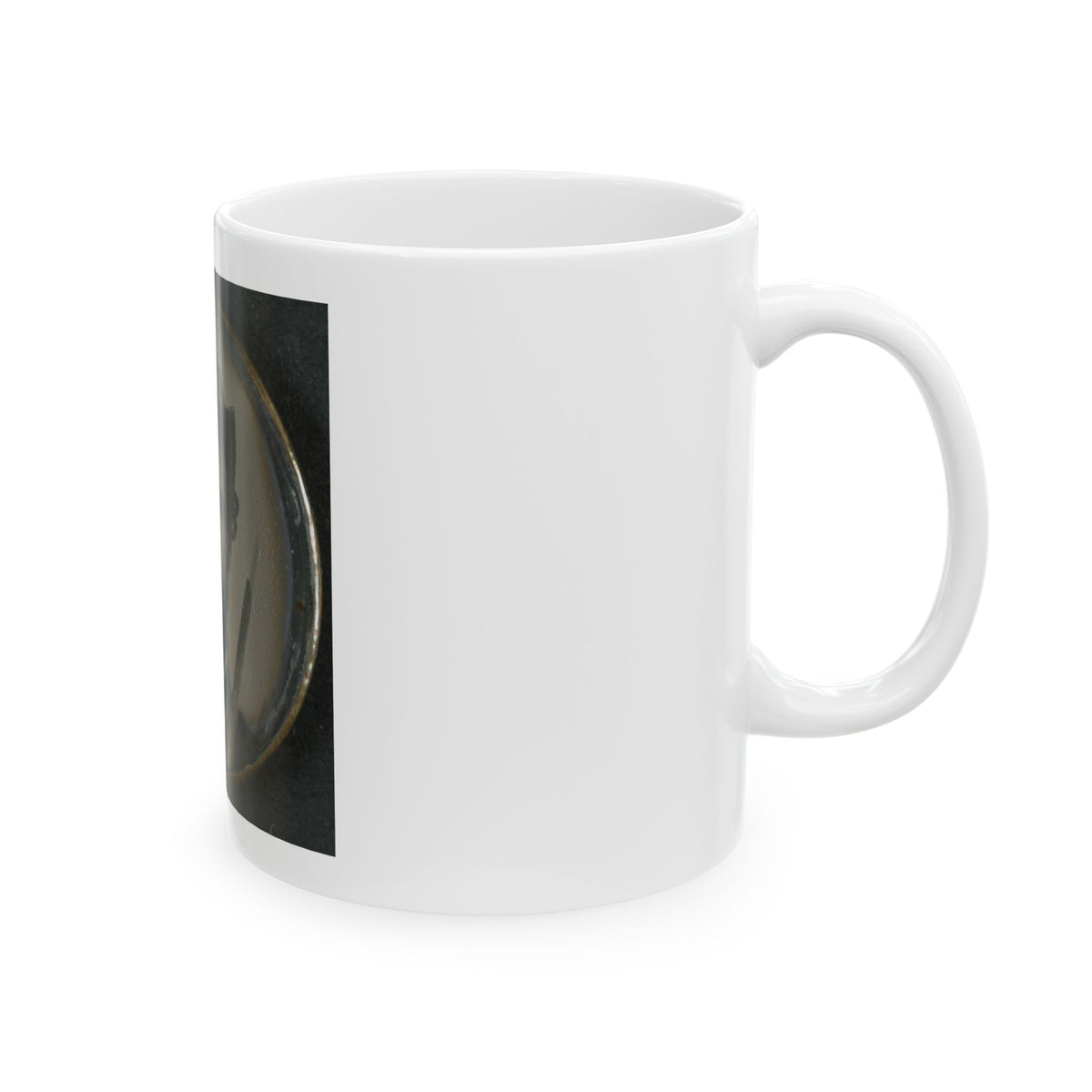 Unidentified Cavalry Soldier In Union Uniform With Sword (U.S. Civil War) White Coffee Mug