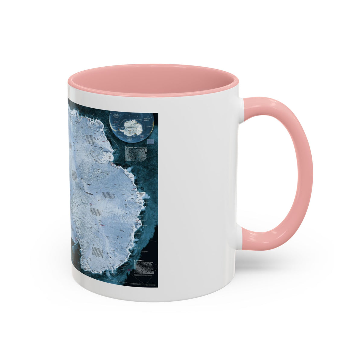 Antarctica (2002) (Map) Accent Coffee Mug