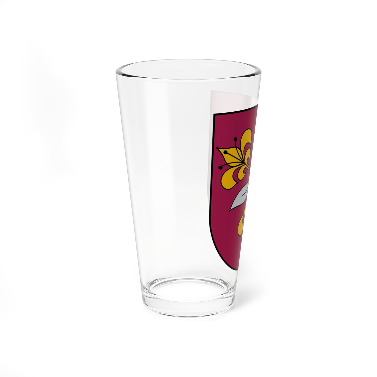 Vecumnieku novads COA (Latvia) (Coat of Arms) Pint Glass 16oz