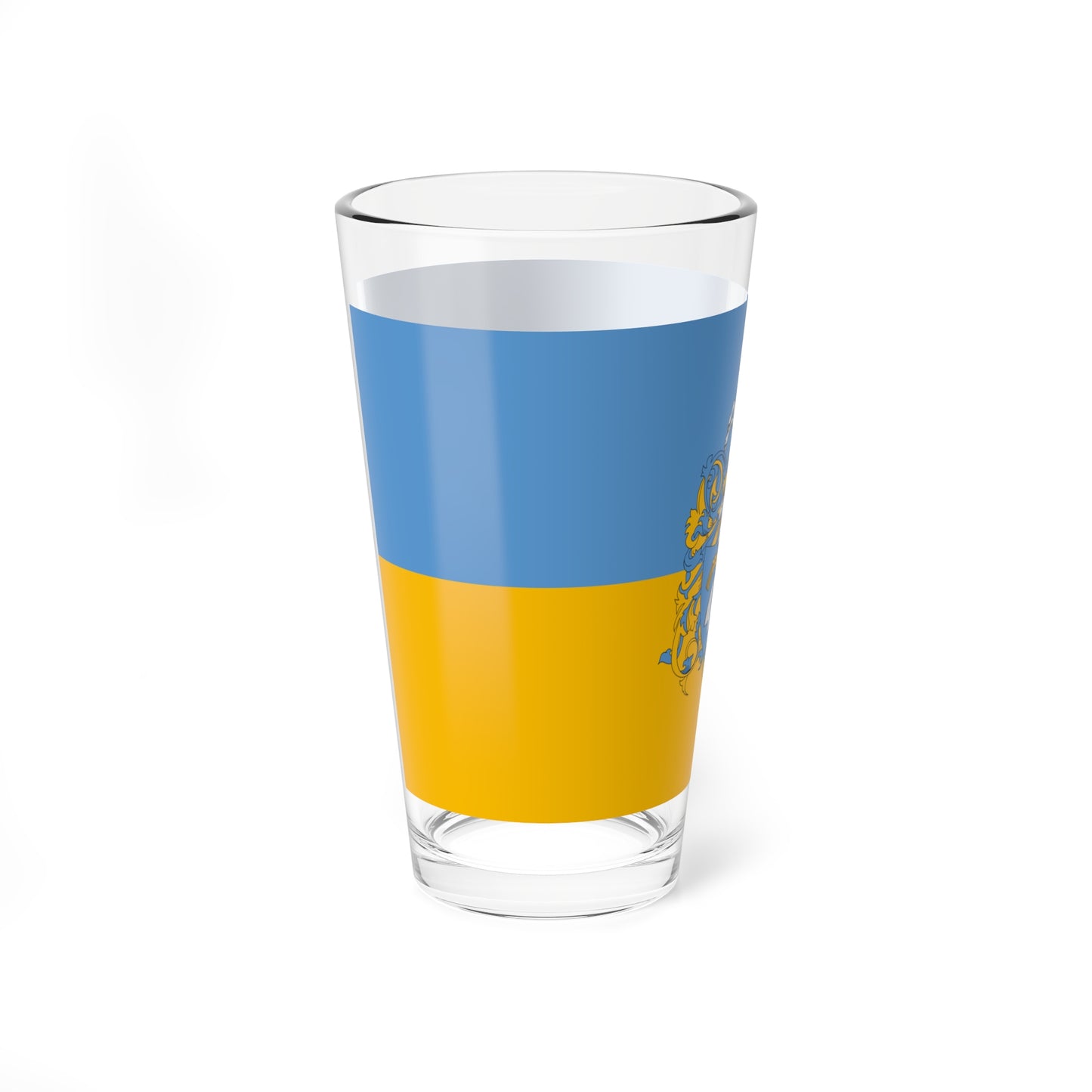 Flag of Bicske (Hungary) Pint Glass 16oz